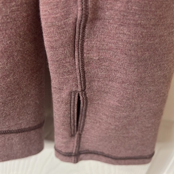 Lululemon coast easy wrap jacket in heathered misty Merlot size 4 - Picture 7 of 8